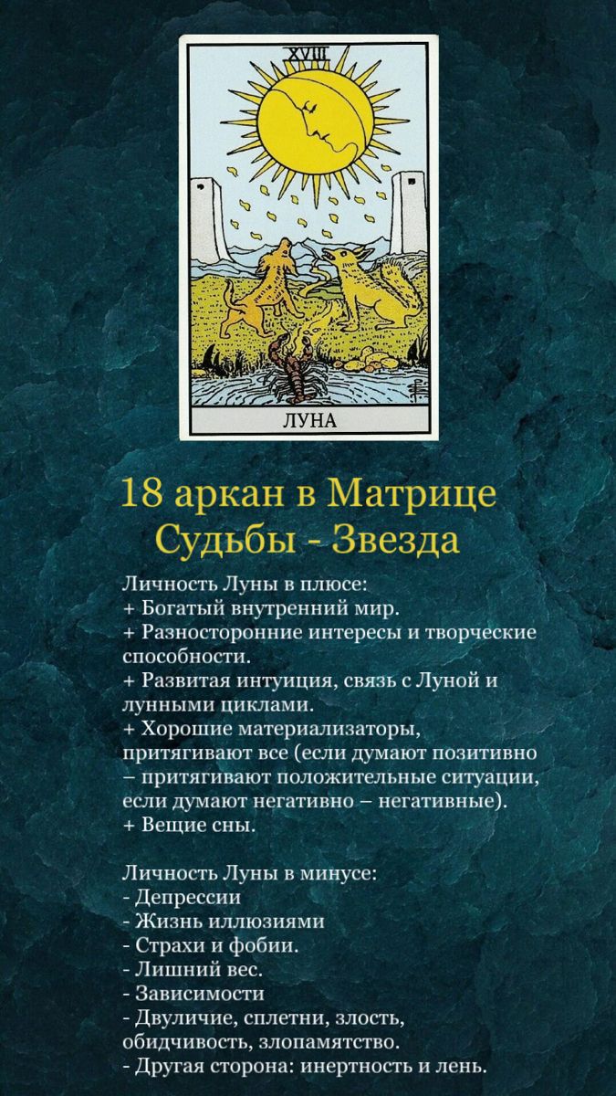 18 в матрице судьбы